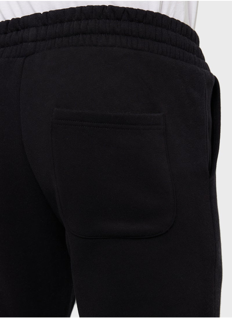 Drawstring Cuffed Sweatpants