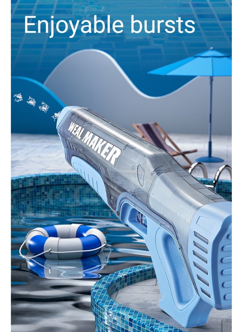 Large ice burst electric burst water gun automatic water absorption large capacity water gun children's toy