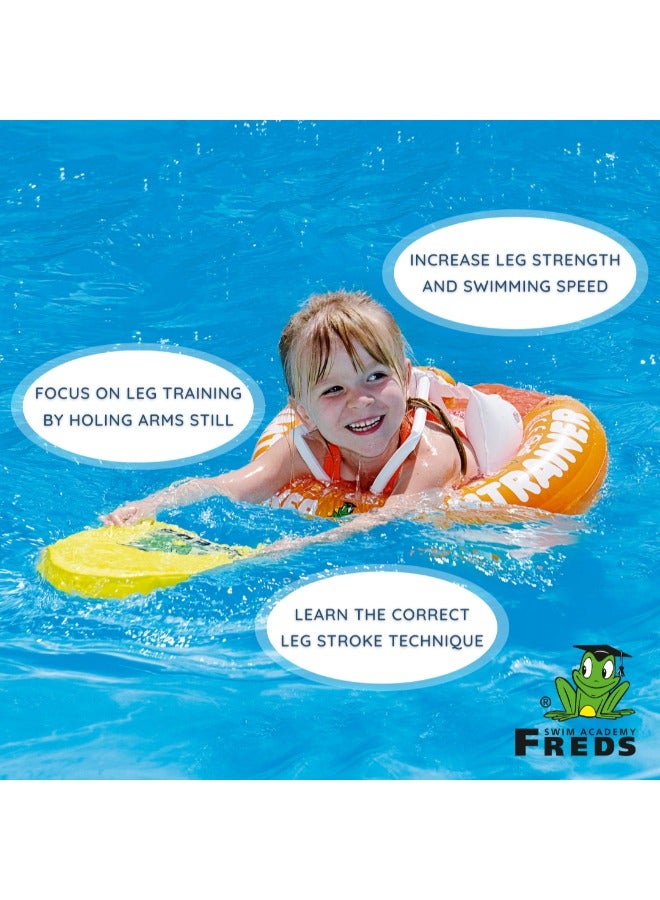 Freds Swimboard Yellow Training Aid Float for Toddlers and Children (2Year-12Year)