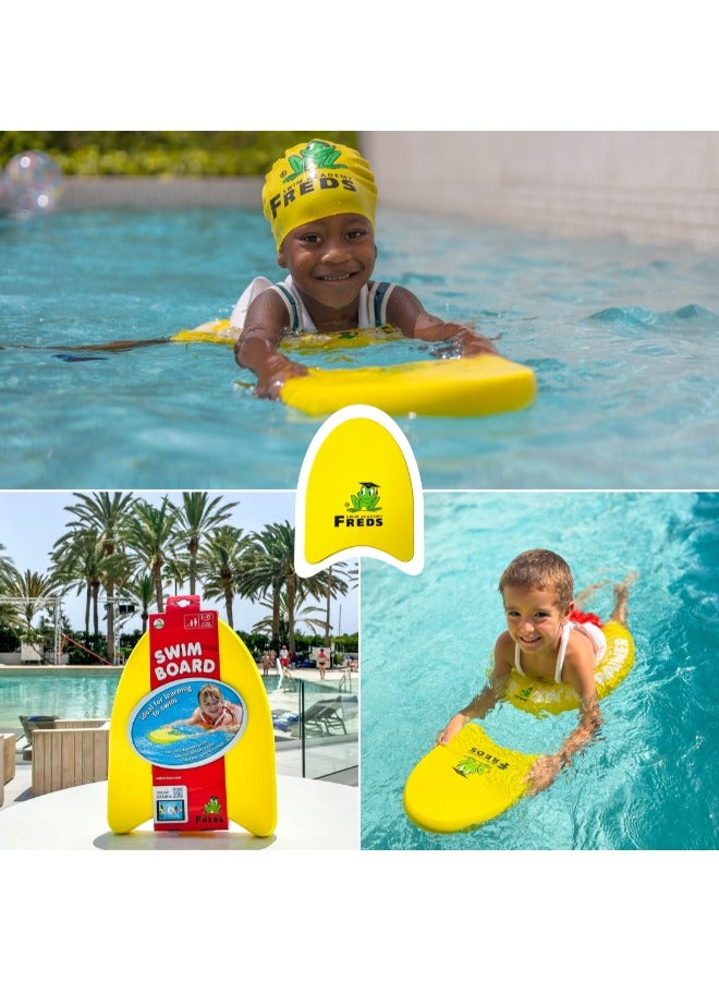 Freds Swimboard Yellow Training Aid Float for Toddlers and Children (2Year-12Year)