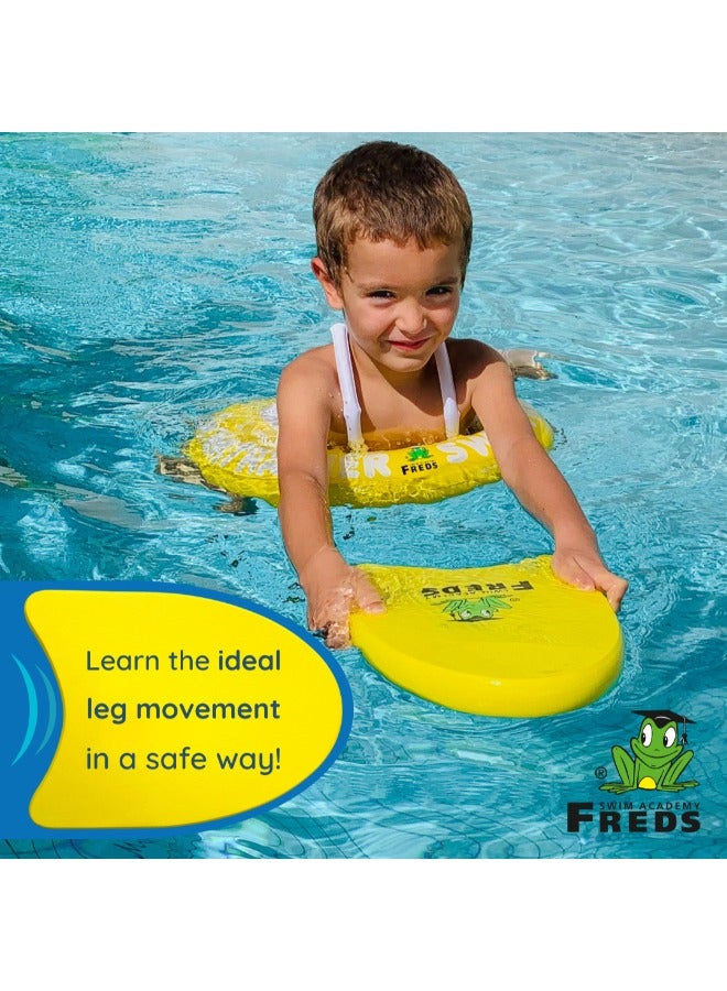 Freds Swimboard Yellow Training Aid Float for Toddlers and Children (2Year-12Year)