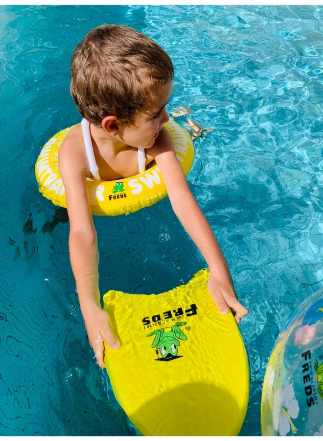 Freds Swimboard Yellow Training Aid Float for Toddlers and Children (2Year-12Year)