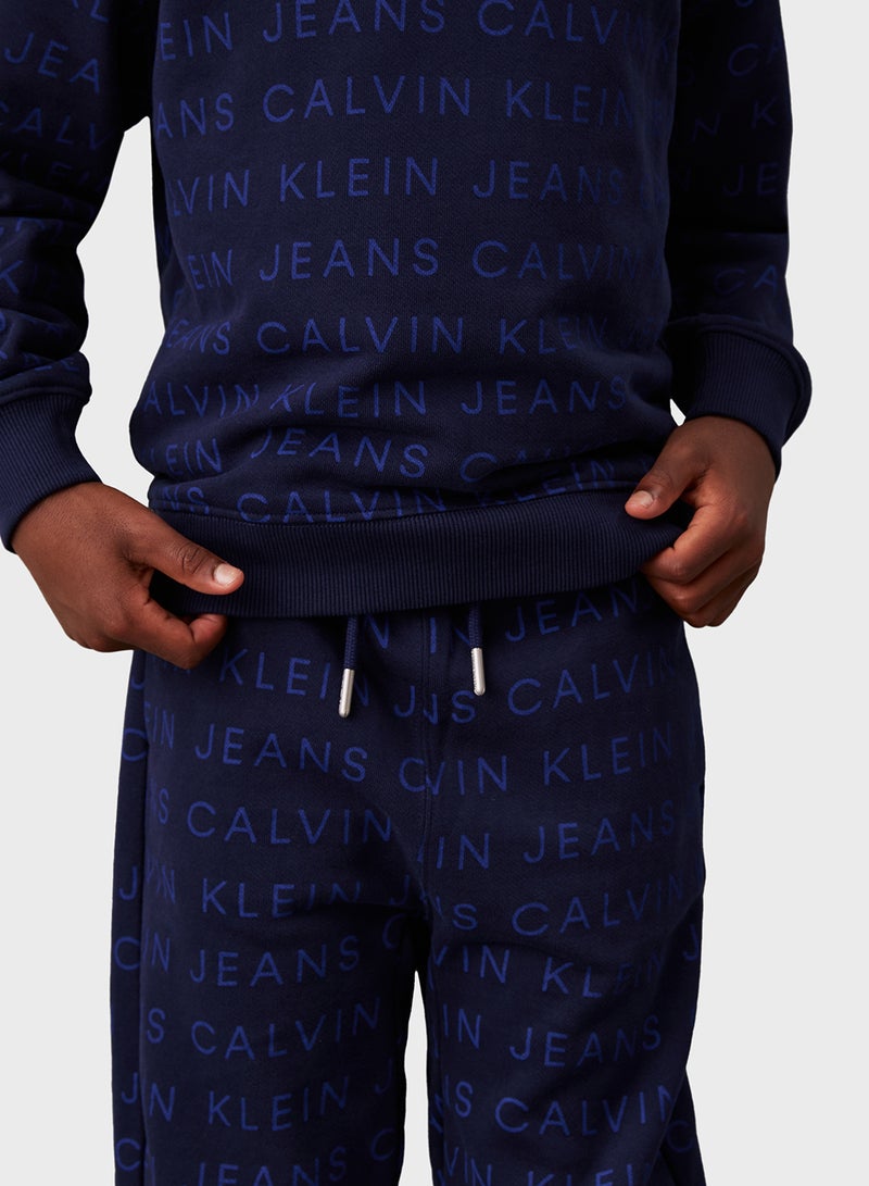 Kids All Over Printed Joggers