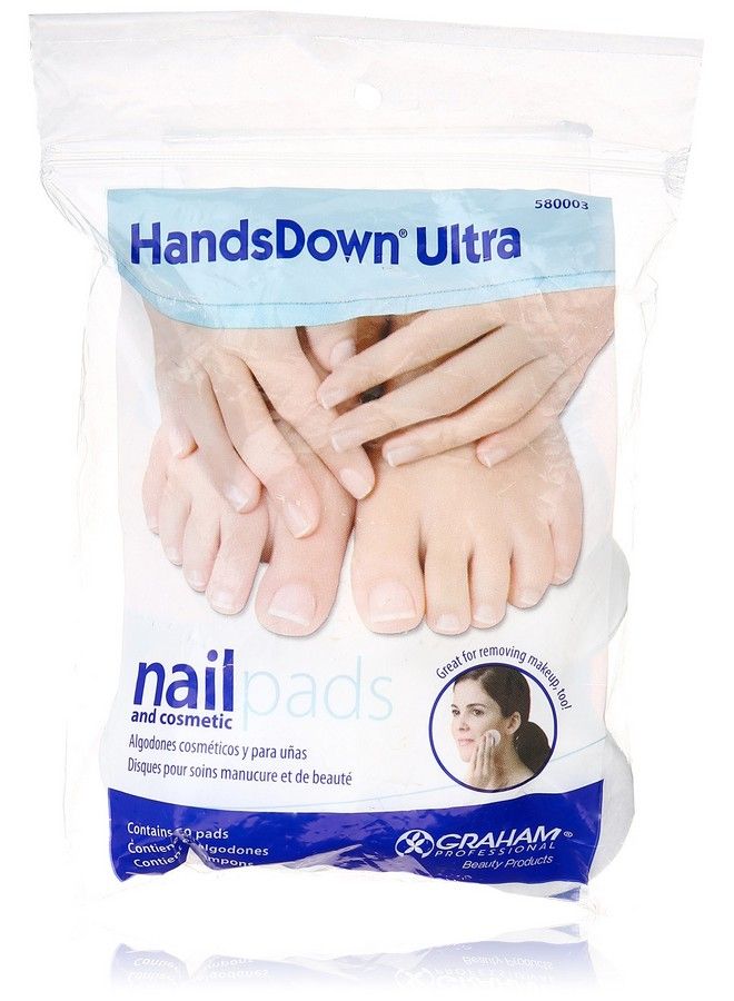 Hands Down Ultra Nail And Cosmetic Pads 60 Count