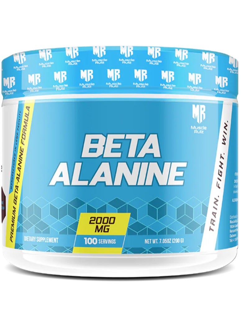 BETA-ALANINE 2000MG, 200G, 100 SERVINGS