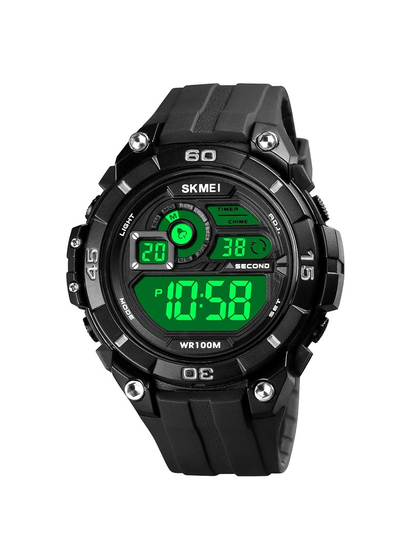 Men's 11ATM Digital Sports Watch With Countdown Timer 6571BK