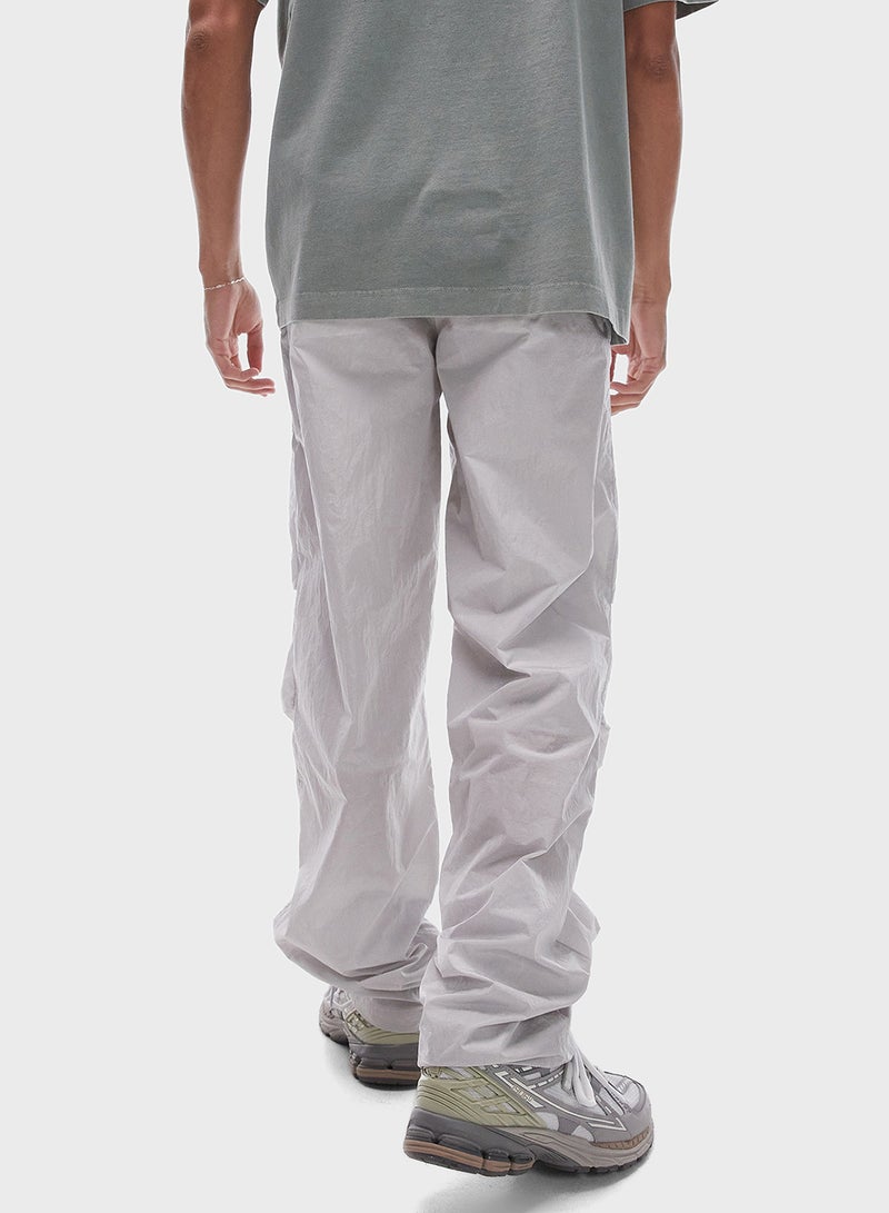 Topman relaxed trousers in grey