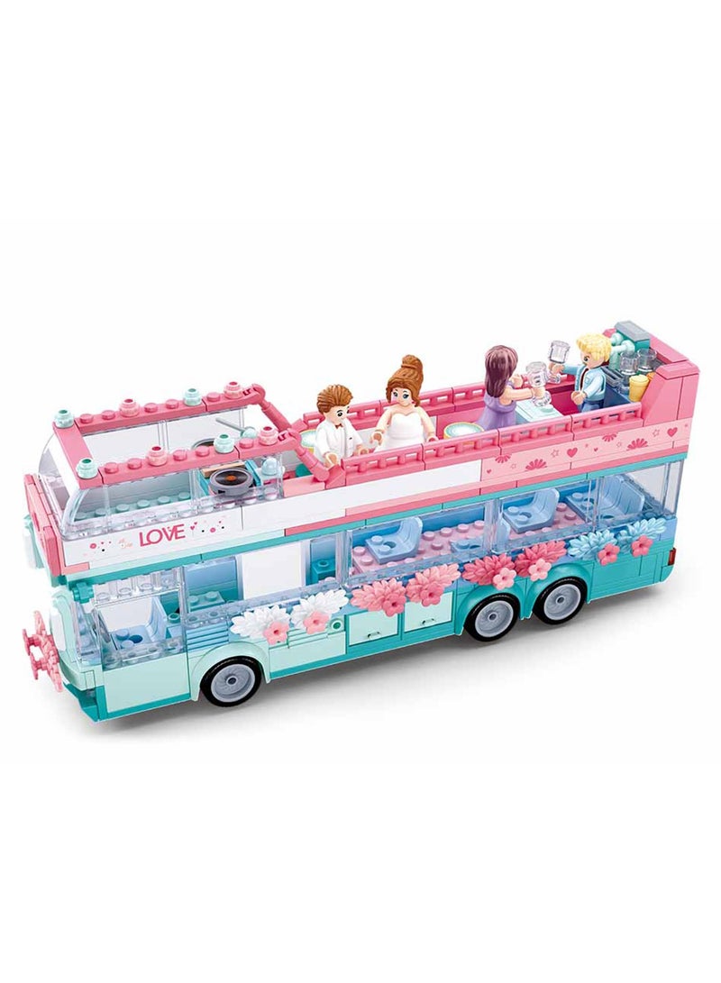 Sluban Girls Dream Double Decker Wedding Party Bus! (379PCS)