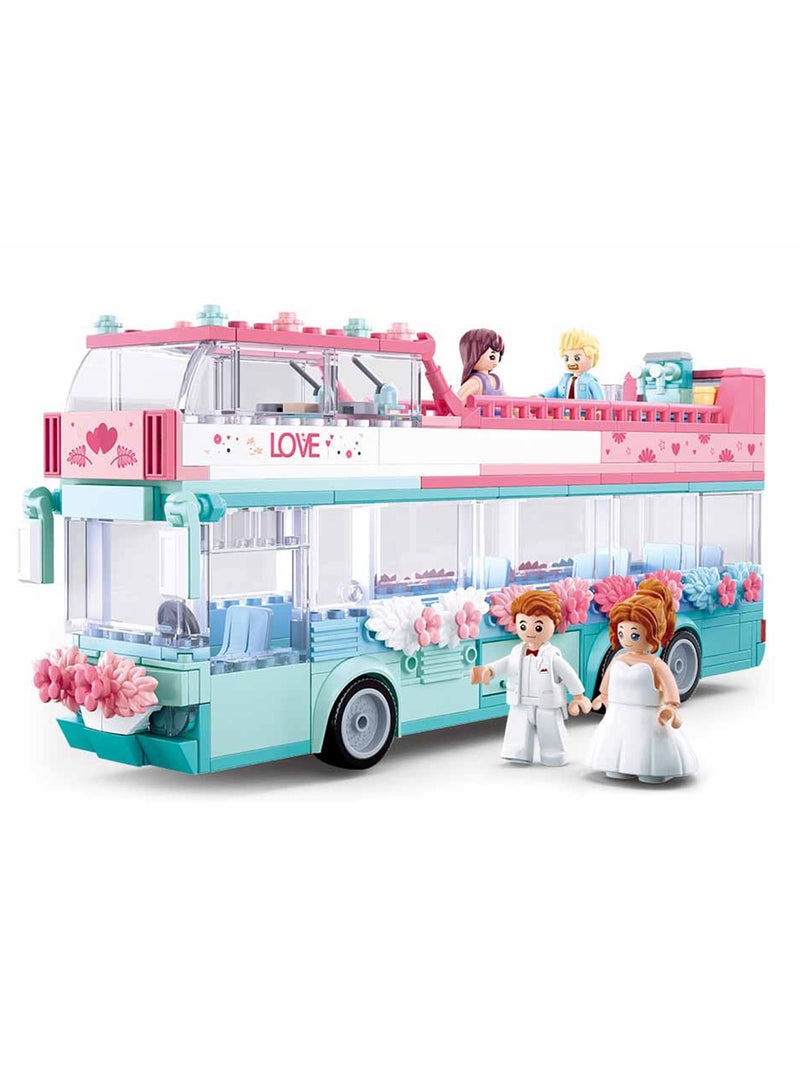 Sluban Girls Dream Double Decker Wedding Party Bus! (379PCS)