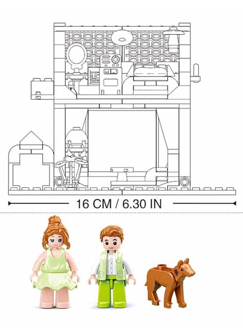 Sluban Girls Wedding Sweetie House! 244 pcs. The Sluban Girls Dream Wedding Series – Sweetie House multi-story building set.