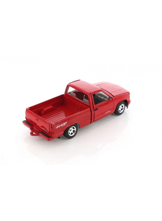 1992 Chevy 454Ss Pick Up Truck, Red - Showcasts 73203 - 1/24 Scale Diecast Model Car By Motor Max