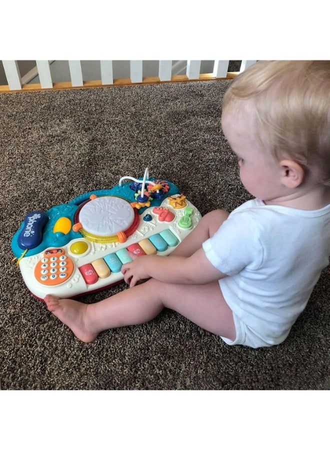 6-in-1 Baby Musical Toys | Educational Keyboard Piano & Drum Set for Toddlers (12-18 Months) - Fun Learning Tabletop Game for Kids