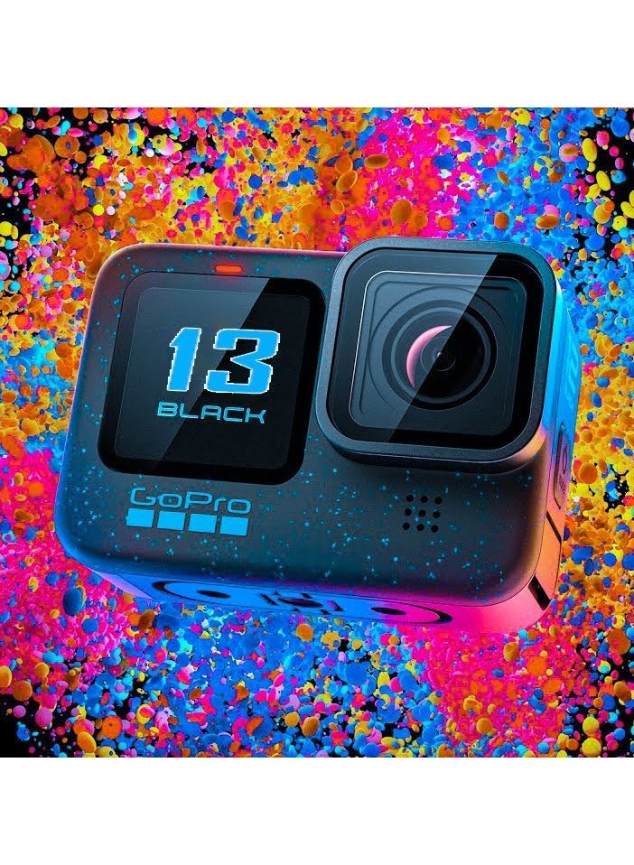 HERO13 Black - Waterproof Action Camera With 8x Slow-Motion Video, 27MP with Improved Performance, HDR, 1/1.9