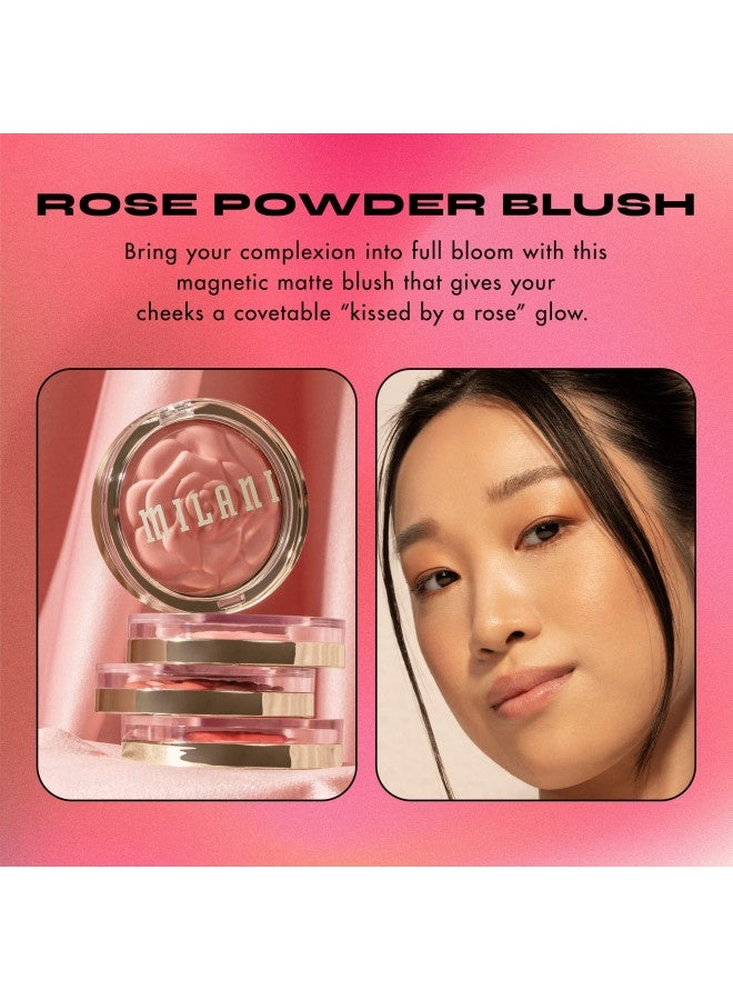 Milani Rose Powder Blush - Coral Cove (0.6 Ounce) Cruelty-Free Blush - Shape, Contour And Highlight Face With Matte Or Shimmery Color