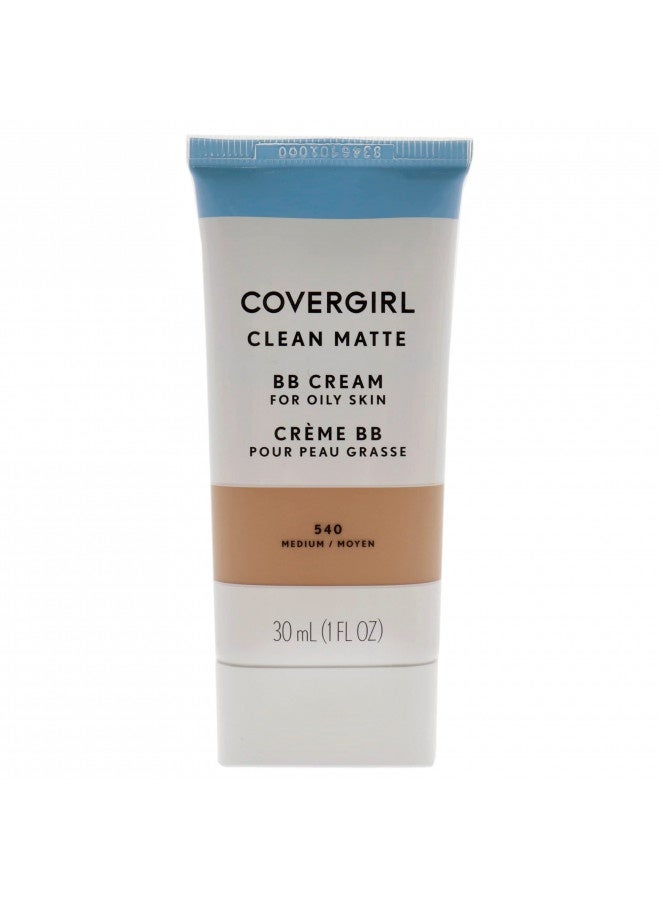 Covergirl Clean Matte Bb Cream Medium 540 For Oily Skin, (Packaging May Vary) - 1 Fl Oz (1 Count)