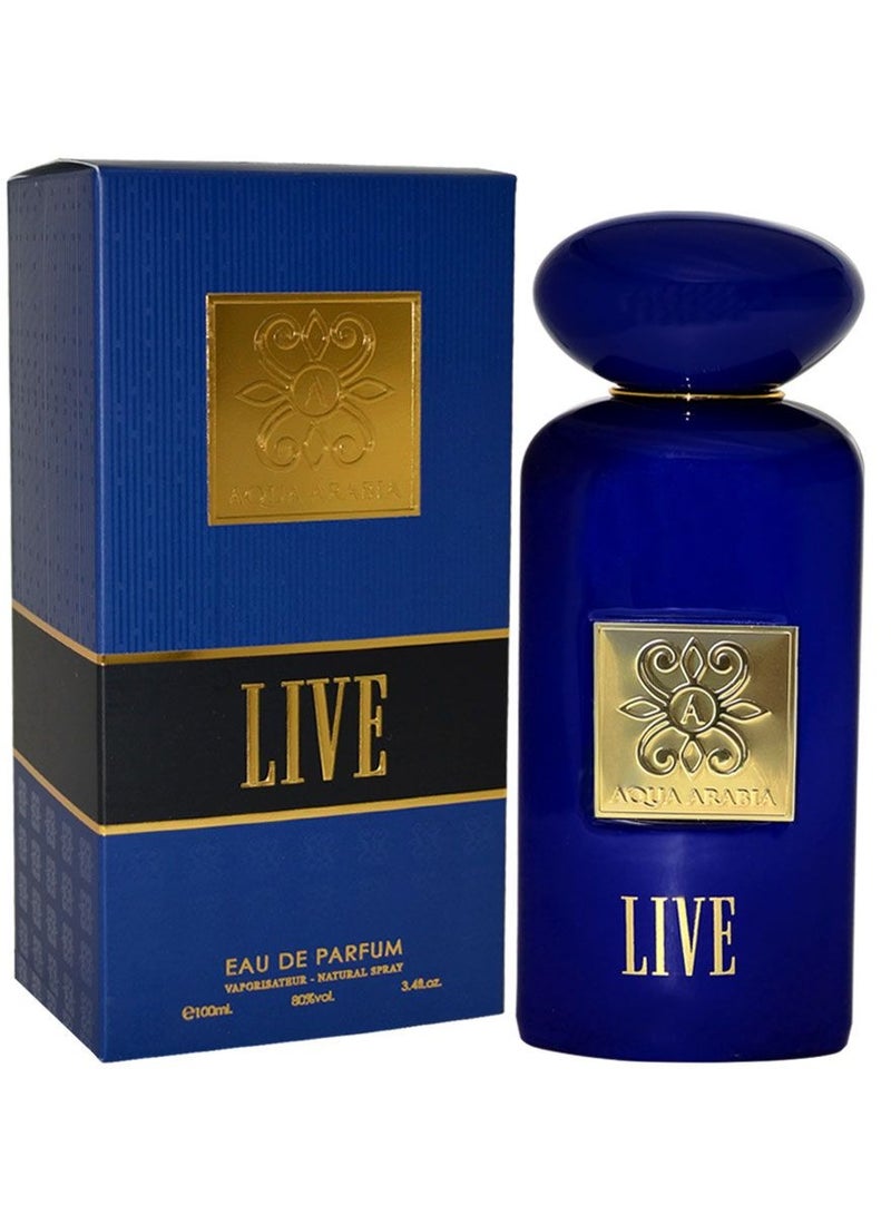 Aqua Arabia Live Perfume for Men Eau De Parfum 100ml