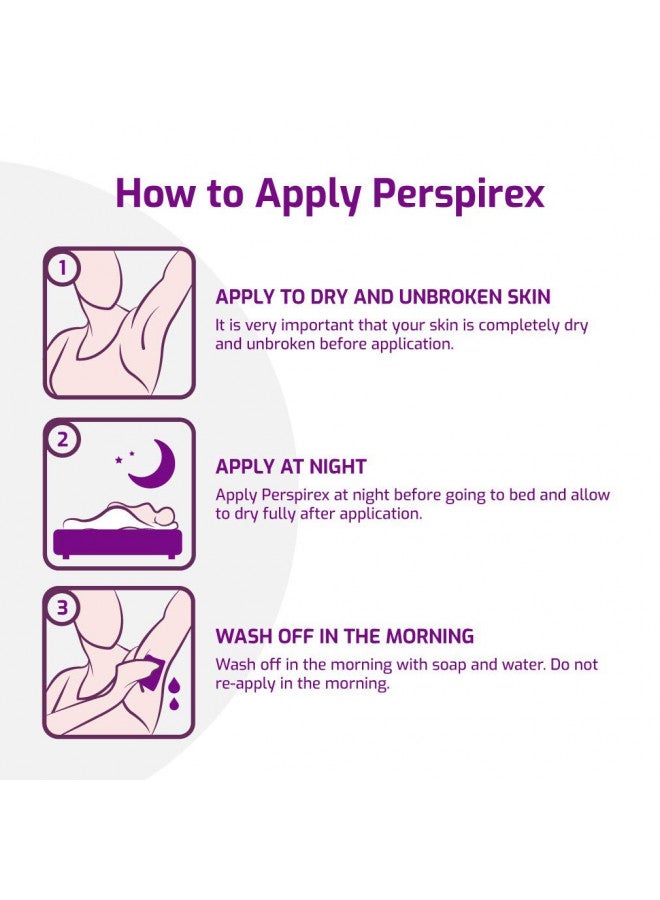Perspirex Plus Clinical Strength Deodorant for Women and Men with Excessive Sweating Unscented Antiperspirant