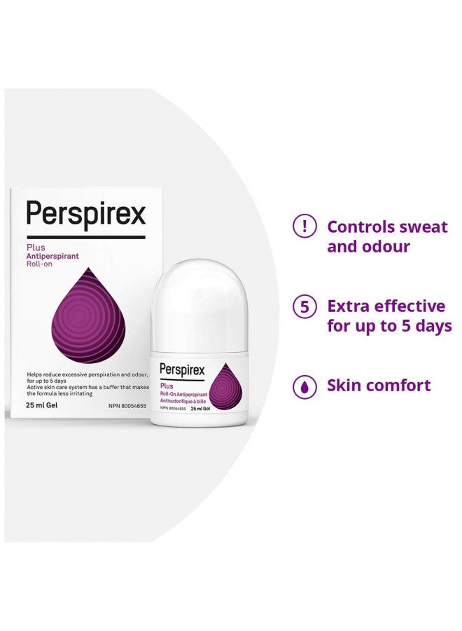 Perspirex Plus Clinical Strength Deodorant for Women and Men with Excessive Sweating Unscented Antiperspirant