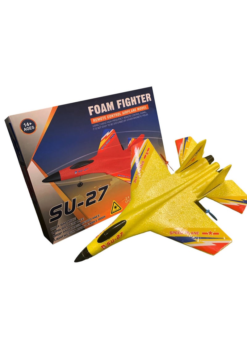 RC Aircraft SU-27 2.4GHZ Radio Remote Controlled Glider Fighter Plane Airplane For Children 14+ Ages