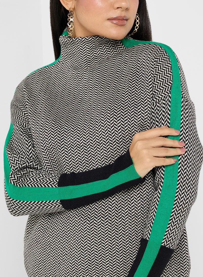 Contrast Band Jumper