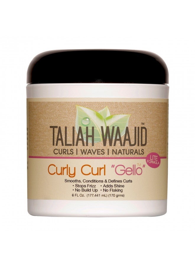 Taliah Waajid Curly Curl Gelo, Conditioning And Hydrating Gel 6 Oz