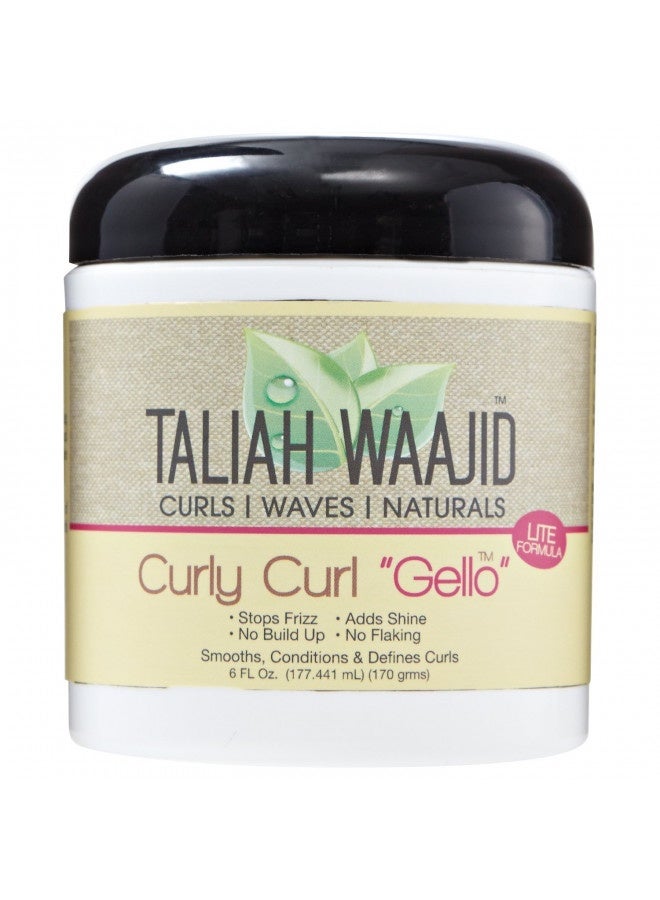 Taliah Waajid Curly Curl Gelo, Conditioning And Hydrating Gel 6 Oz