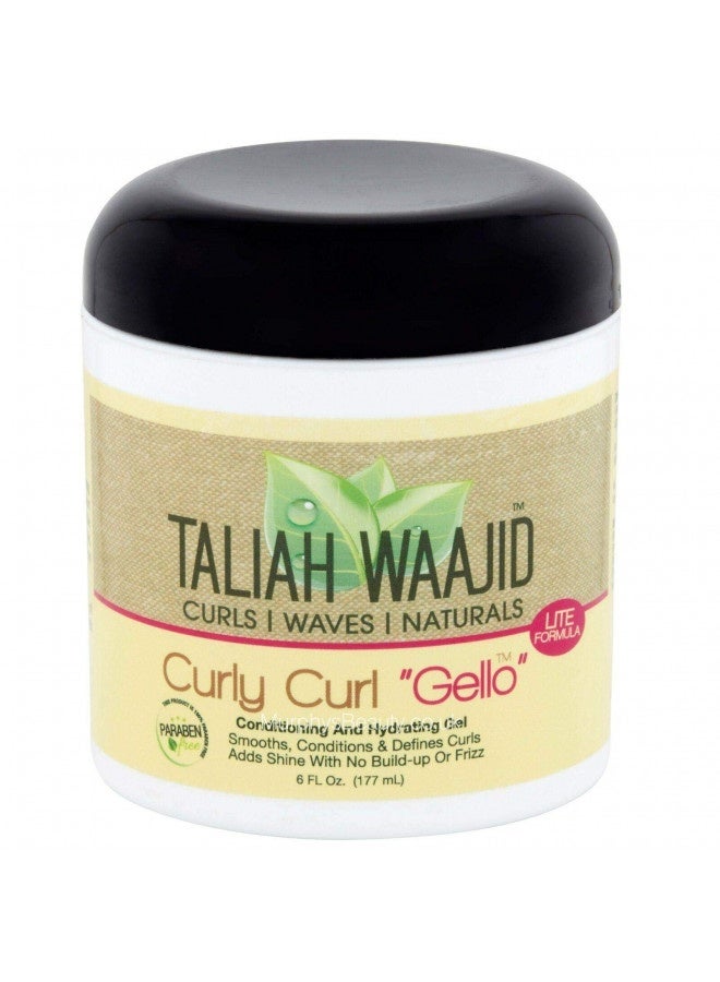 Taliah Waajid Curly Curl Gelo, Conditioning And Hydrating Gel 6 Oz