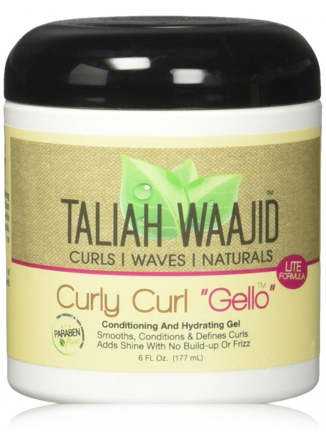 Taliah Waajid Curly Curl Gelo, Conditioning And Hydrating Gel 6 Oz