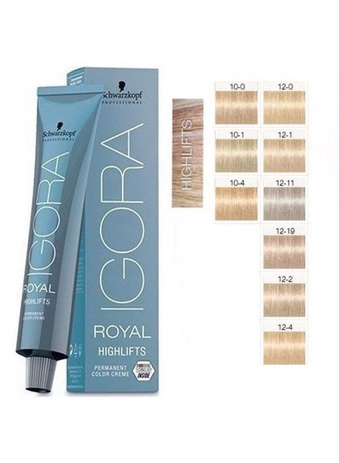 Schwarzkopf Igora Royal Highlifts Permanent Color Creme (12-1 Special Blonde Cendre)