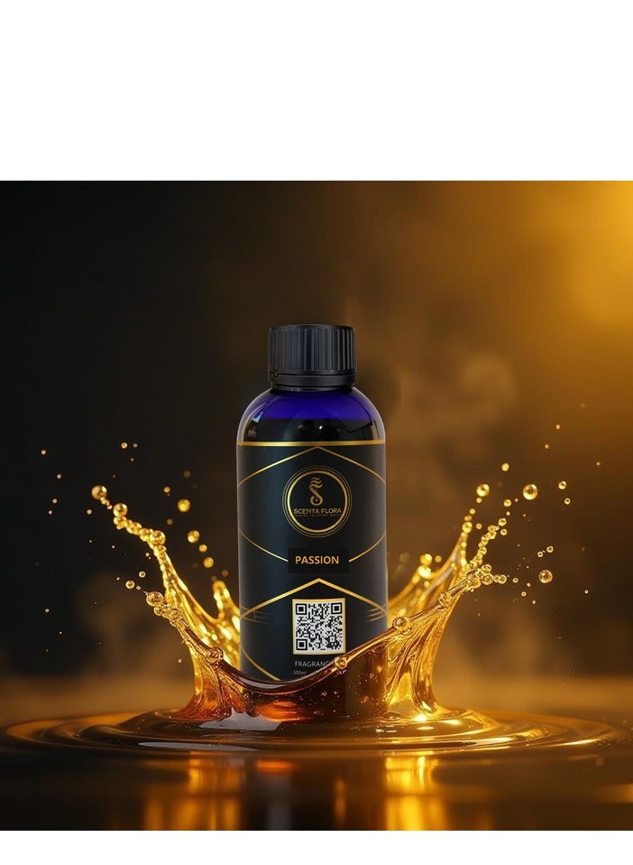 PASSION - Diffuser Aroma Oil - Vibrant, Fresh, and Floral Fragrance for Scent Diffusers - Aromatherapy (500 ml)