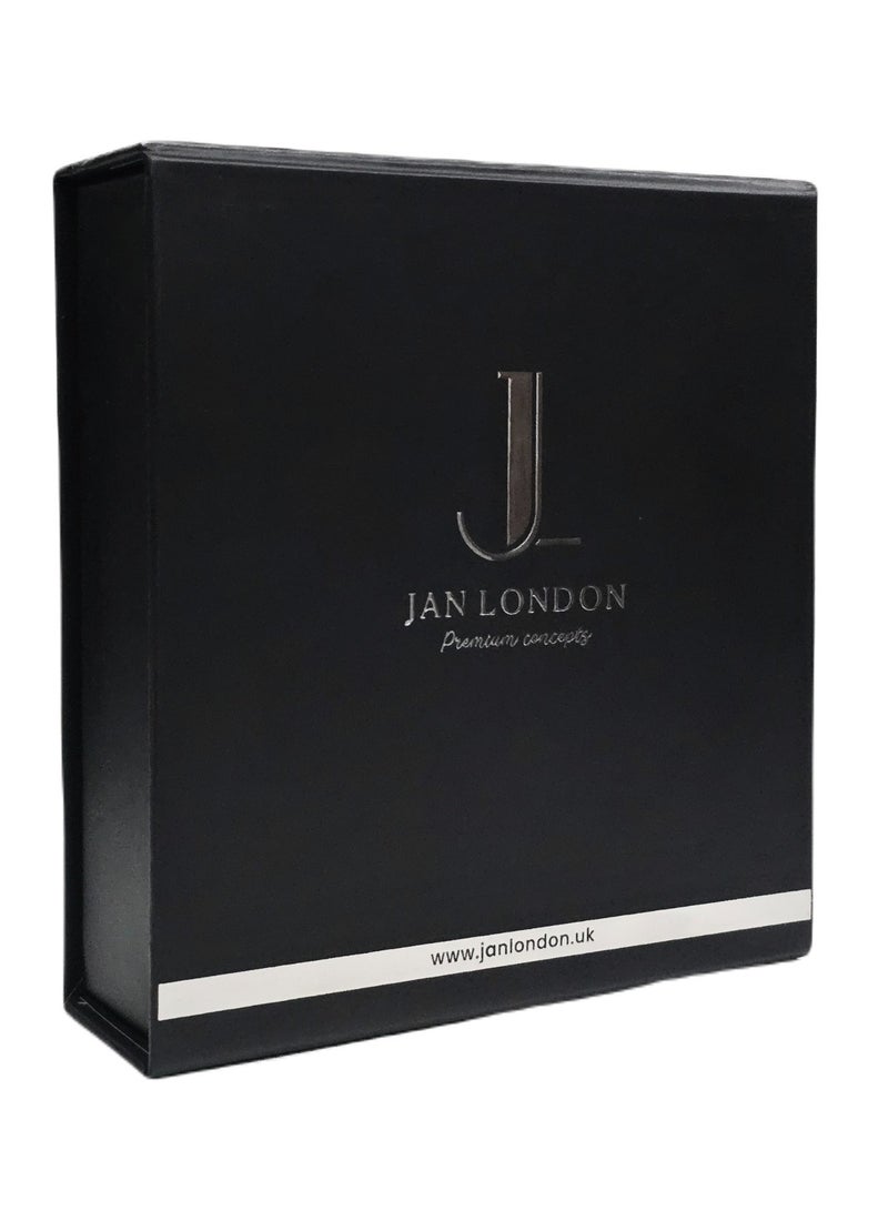 JAN LONDON Premium Concepts Gift Set: Luxurious FEROZ EDP Perfume 50ml, Portable Roll on Attar 10ml, Lily of the Valley Body Butter 50ml – The Ultimate Fragrance and Skincare Experience