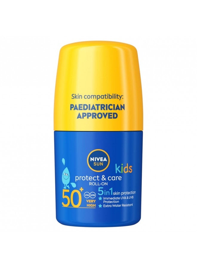 Nivea Sun Kids Caring Roll-On With High Spf50 50 Ml By Nivea