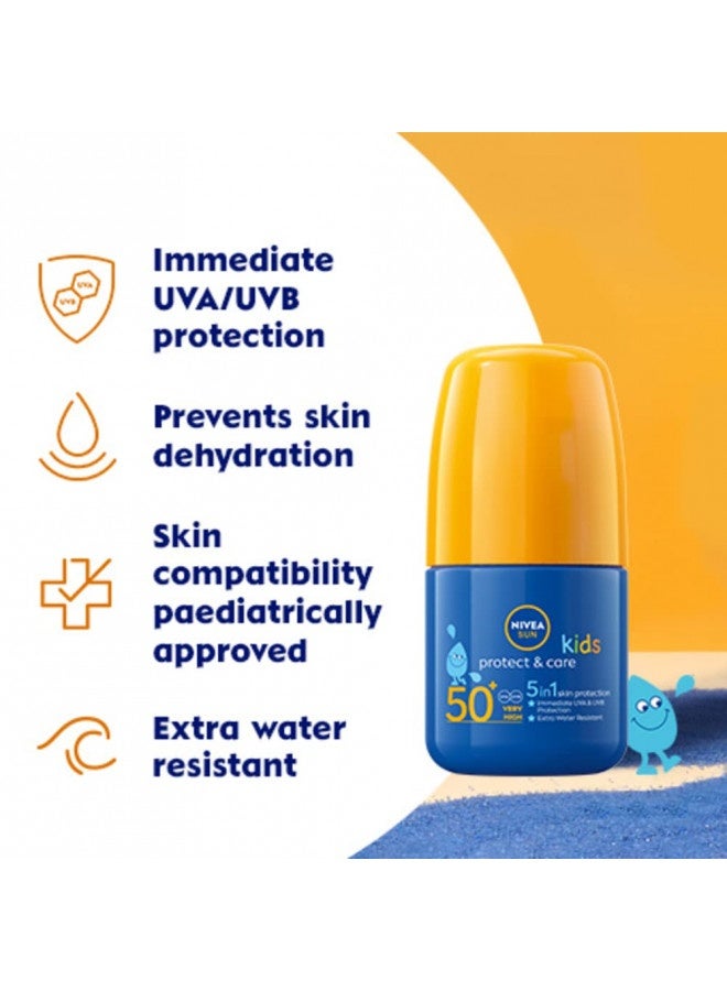 Nivea Sun Kids Caring Roll-On With High Spf50 50 Ml By Nivea