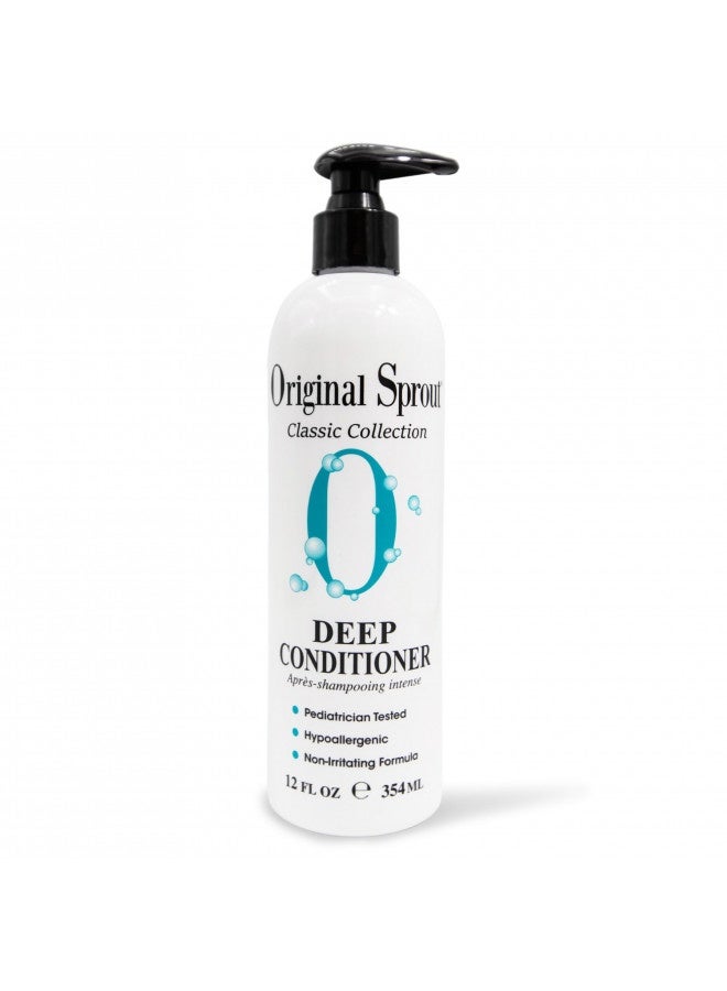 Original Sprout Classic Deep Conditioner For Dry Or Damaged Hair, For Baby’S, Toddlers, Kids, Teens, And Adult Women And Men, For All Hair Types Including Curly, (12 Oz/Ounce)