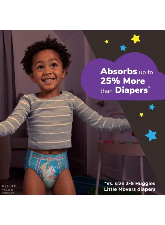 Pull-Ups Boys' Nighttime Potty Training Pants, Training Underwear, 3T-4T (32-40 Lbs), 60 Ct