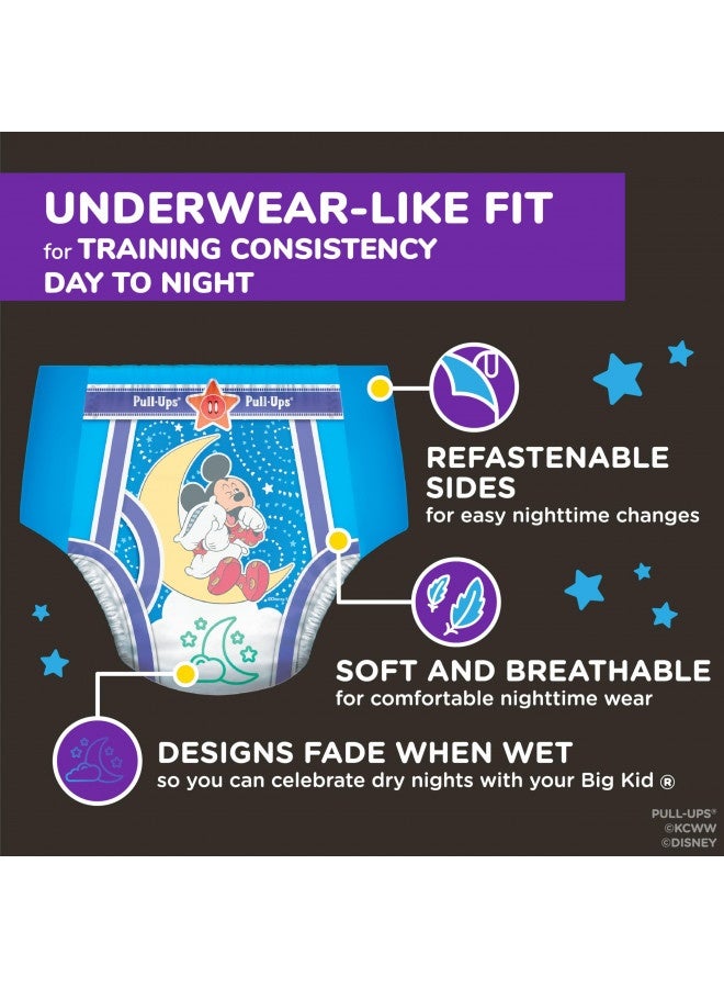 Pull-Ups Boys' Nighttime Potty Training Pants, Training Underwear, 3T-4T (32-40 Lbs), 60 Ct