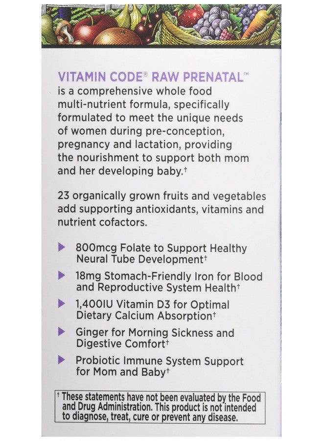 Garden of Life Vitamin Code RAW Prenatal, 90 Capsules by Garden of Life