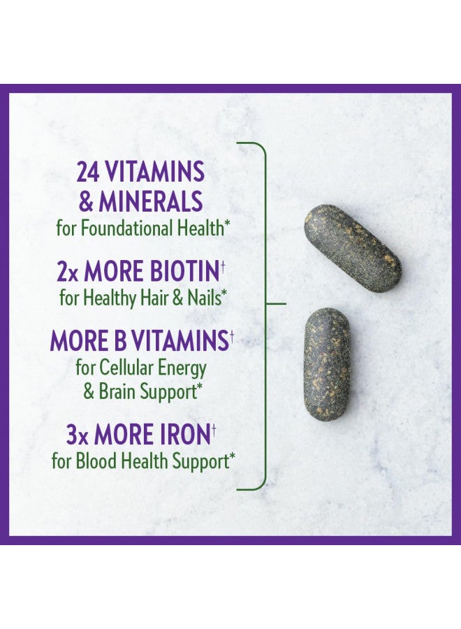 New Chapter Women's Multivitamin, Every Woman, Fermented with Probiotics + Iron + Vitamin D3 + B Vitamins + Organic Non-GMO Ingredients - 72 ct (727783003034)