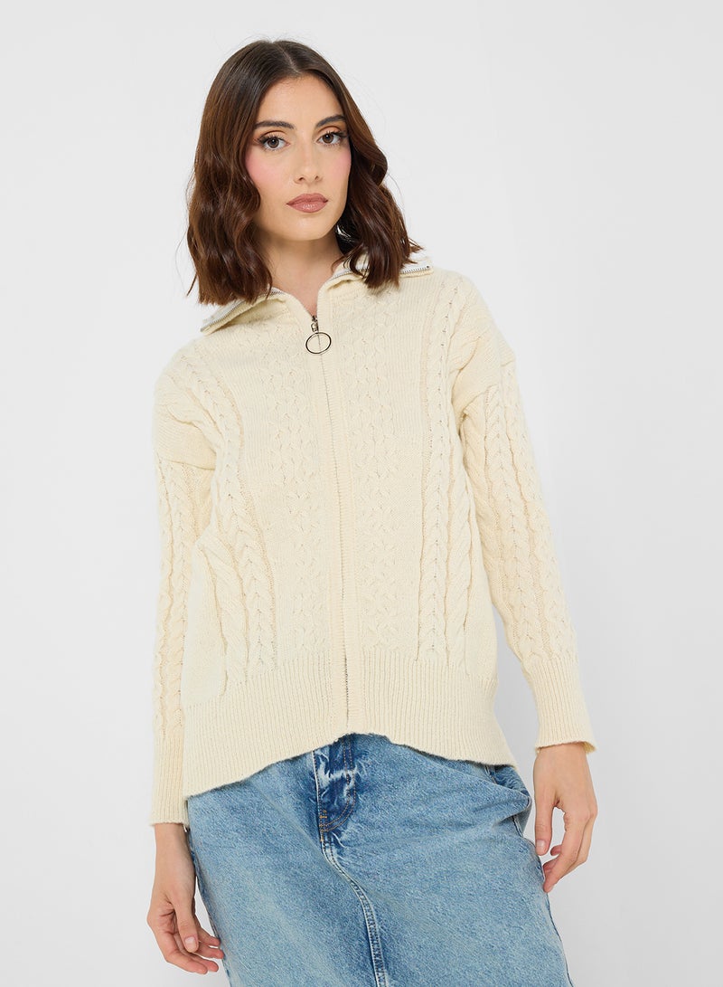 Zip Up Knit