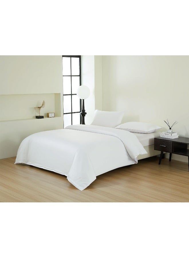 Pure Cotton Duvet Cover 220X220Cm With 2 Pillow Case 50X75Cm, With 4