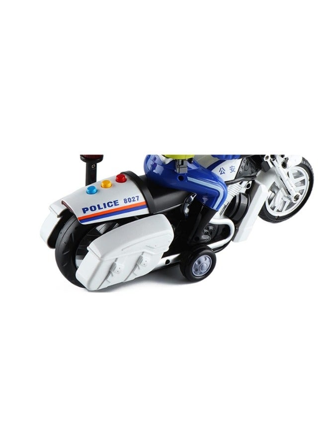 Police Motorcycle Simulation Model | Realistic Display Motorcycle for Gifts & Collectibles