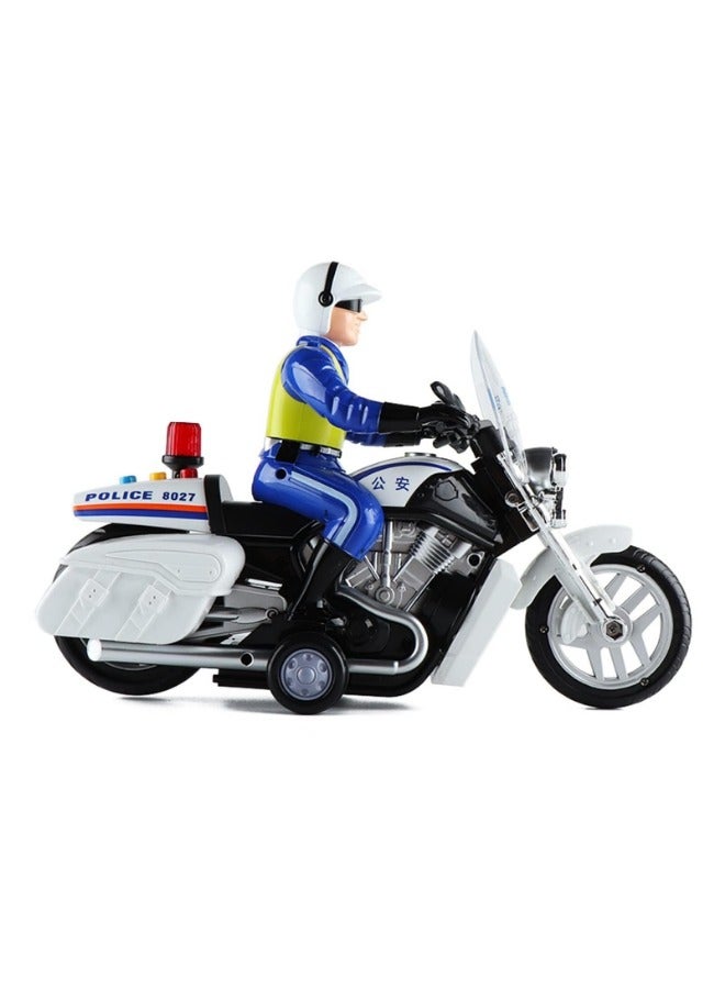 Police Motorcycle Simulation Model | Realistic Display Motorcycle for Gifts & Collectibles