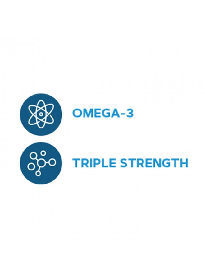 GNC Triple Strength Fish Oil Mini's |Omega-3 Heart, Brain, Joint & Eye Support with Triglyceride EPA & DHA | Non-GMO Gluten Free | 240 Mini Softgels