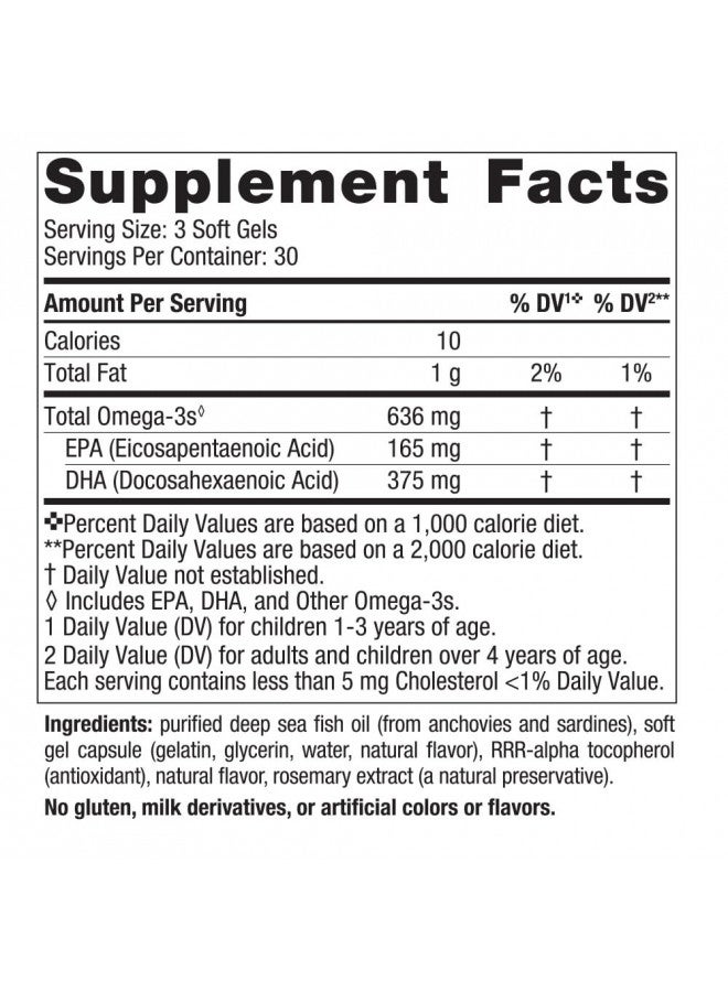 Nordic Naturals Childrens DHA Xtra, Berry Punch - 90 Mini Chewable Soft Gels for Kids - 636 mg Omega-3s EPA & DHA - Cognitive & Immune Function, Learning, Social Development - Non-GMO - 30 Servings