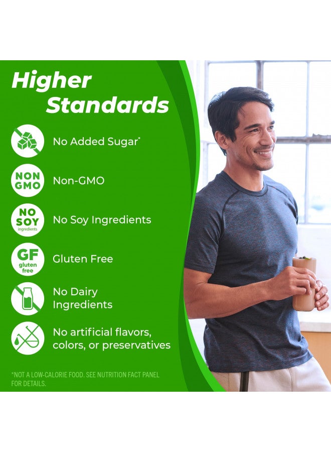 Orgain Organic Vegan Protein Powder, Vanilla Bean - 21g of Plant Based Protein, Low Net Carbs, Gluten Free, Lactose Free, No Sugar Added, Soy Free, Kosher, Non-GMO, 2.03 Lb