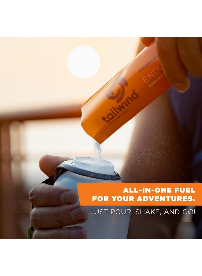 Tailwind Nutrition Endurance Fuel, Sports Drink Powder Mix with Electrolytes, Non-GMO, Free of Soy, Dairy, and Gluten, Vegan Friendly, Mandarin Orange, 30 Servings