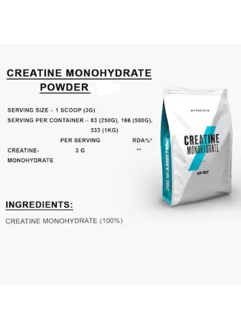 Creatine Monohydrate 500 Grams