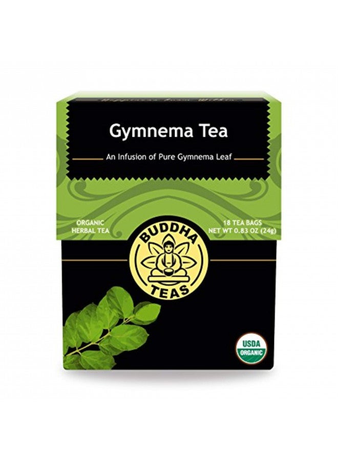 Buddha Teas Organic Gymnema Leaf Tea - OU Kosher, USDA Organic, CCOF Organic, 18 Bleach-Free Tea Bag
