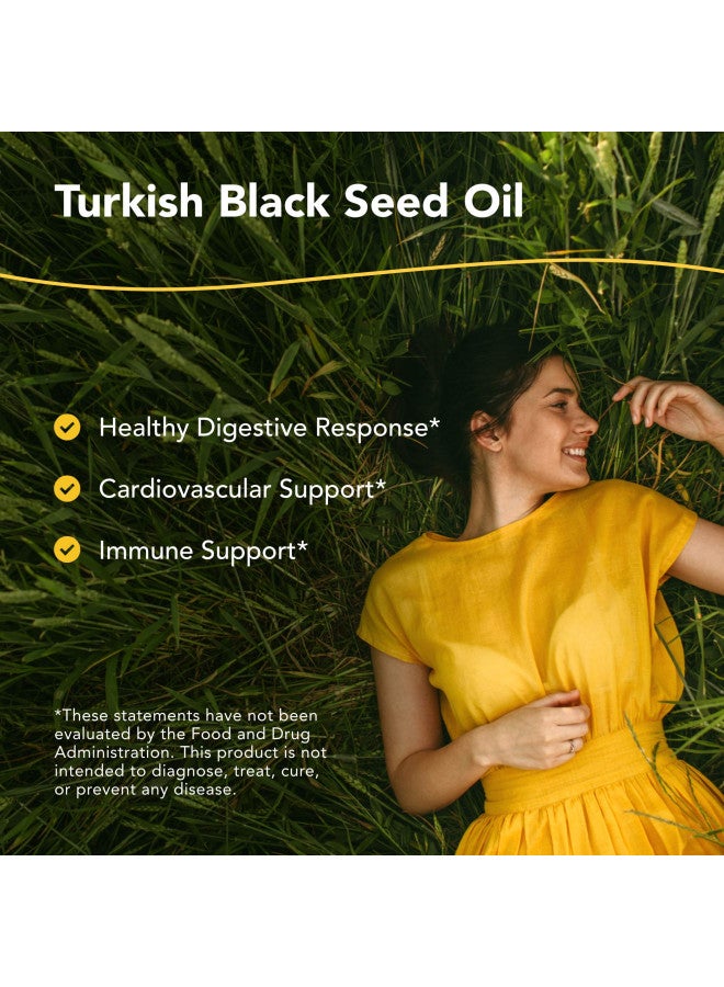 NORTH AMERICAN HERB & SPICE Black Seed Oil - 8 fl. oz. - Cardiovascular, Digestive & Immune Support - Contains Wild, Mediterranean Oreganol P73 Oregano Oil - Non-GMO - 48 Total Servings