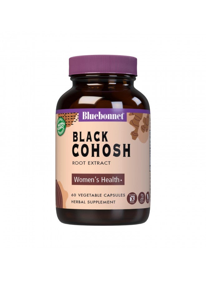 BlueBonnet Black Cohosh Root Extract Supplement, 60 Count, White